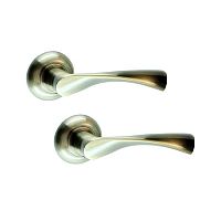 Ручки на розетте KEDR R10.023-AL AB бронза